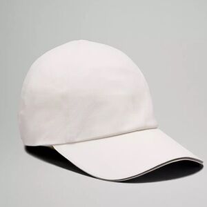 Lululemon Fast and Free Bone Running Cap Reflective Brim Adjustable Strap Hat